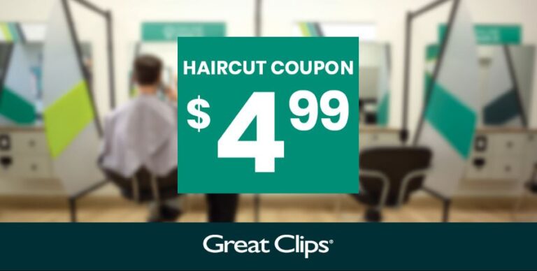$4.99 Great Clips Coupon Printable
