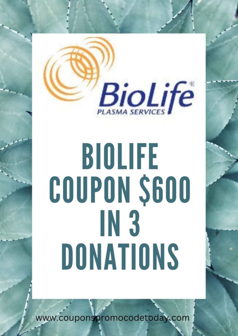 BioLife Coupon $600 In 3 Donations