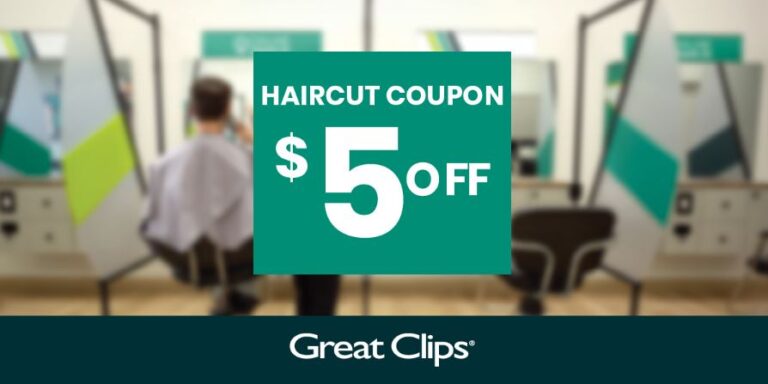 Great Clips $5 OFF Coupon Printable