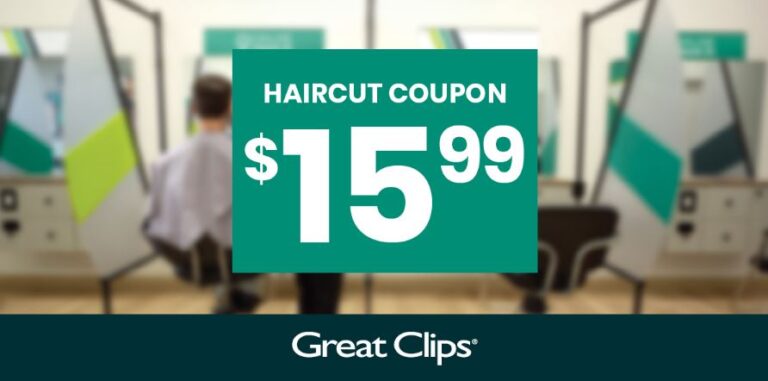 Great Clips Coupon $15.99 for Haircut
